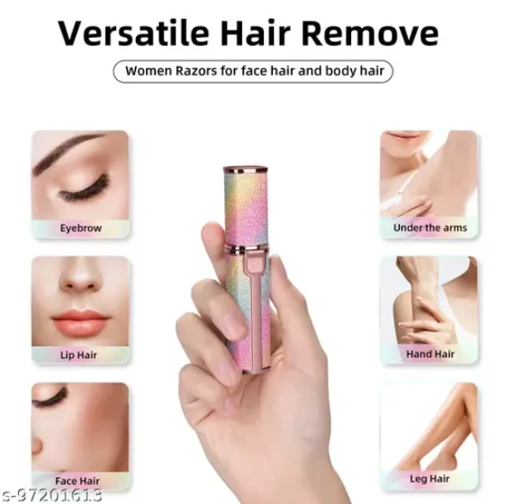 2 In 1 Electric Eyebrow Trimmer And Shaver Rechargeable