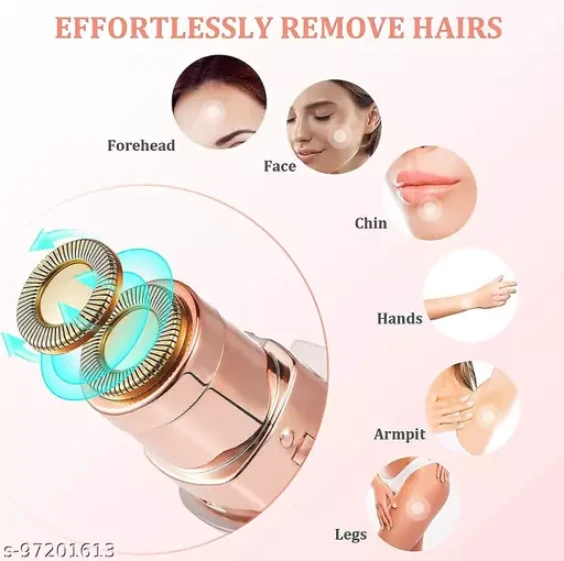 2 In 1 Electric Eyebrow Trimmer And Shaver Rechargeable